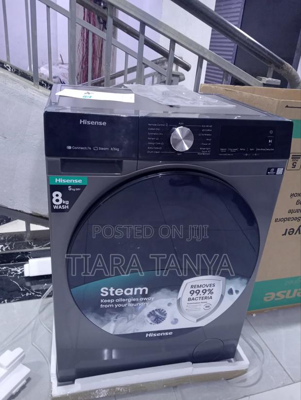 Hisense 8kg Washer and 5 Kg Dryer Front Load Washing - thumbnail 4