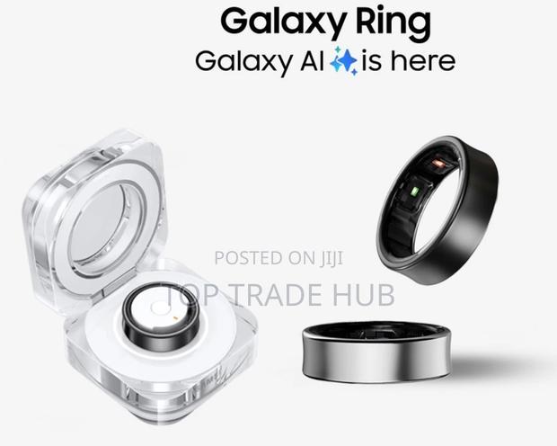 Sleek Titanium Samsung Galaxy Rings - thumbnail 2