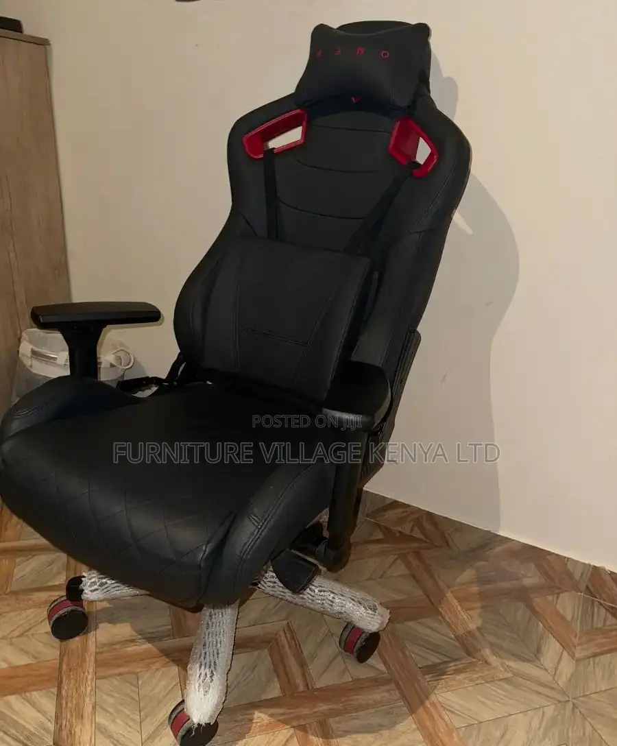 Office Chairs: Office Leather Black Desk Chair for Gaming
