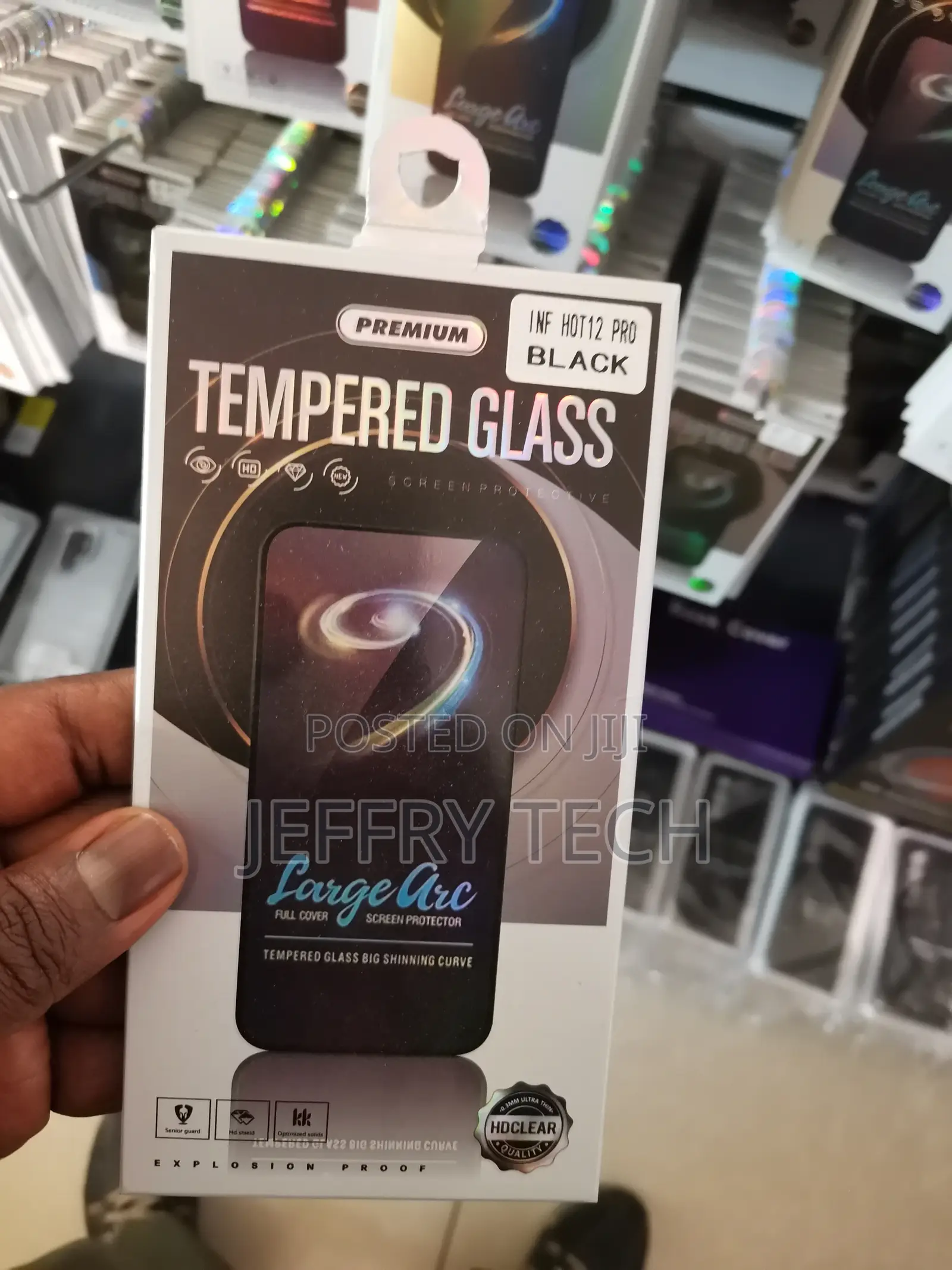 Tremolite Privacy Glass Protector for Infinix Hot 12 Pro