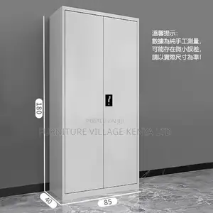 Cabinets: Office Staff File 2-Door Steel Storage Unit