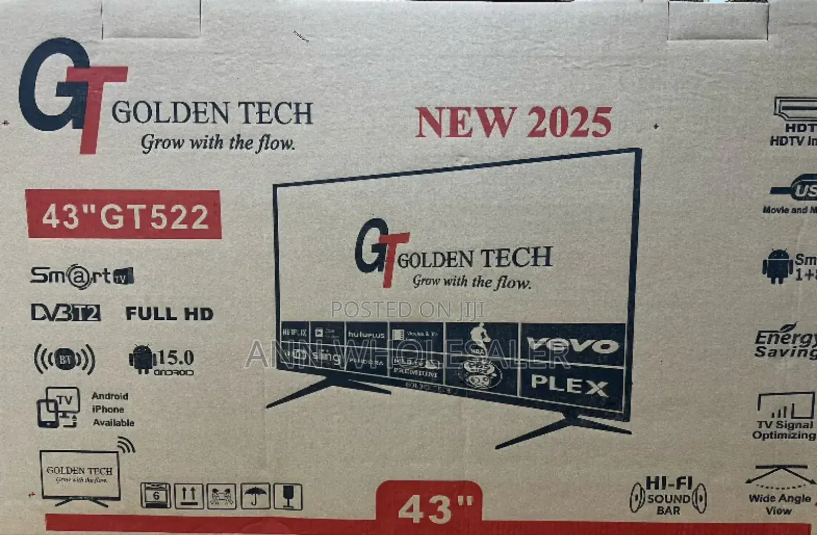 Good Working Goldentech 43 Inches Smart Android Digital Tv