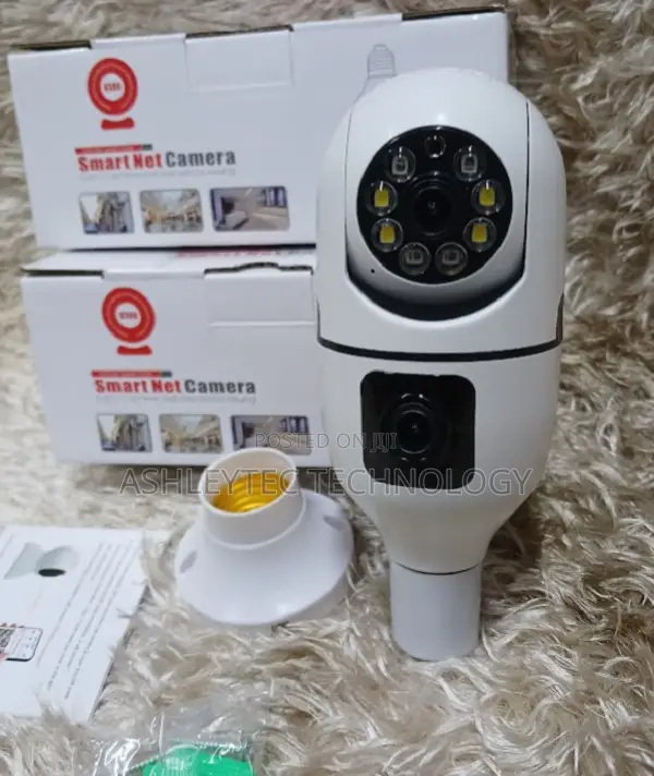 Dual Lens V380 Pro PTZ Bulb Ip Night Vision Camera