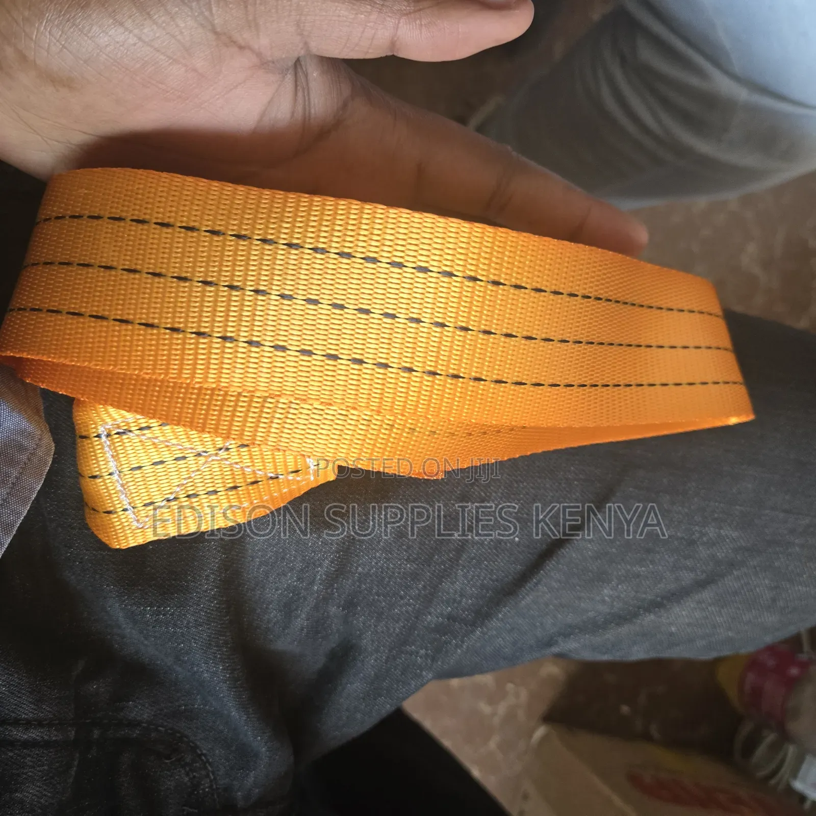 Towing Ropes 4m Nylon Strap Cars Tow Rope Pull 3 Tons