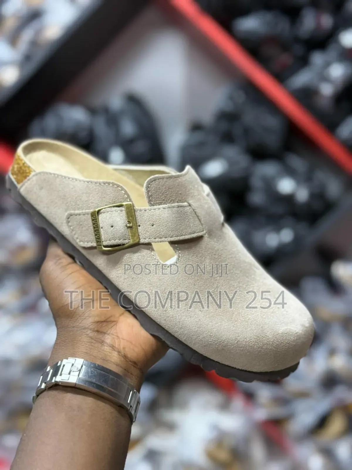 Quality Leather Unisex Sued Brick Storm Crog Sandal Shoes