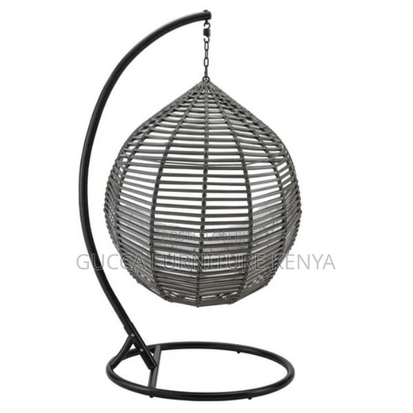 Home Chairs:Modway Garner Teardrop Outdoor Patio Swing Chair - thumbnail 4