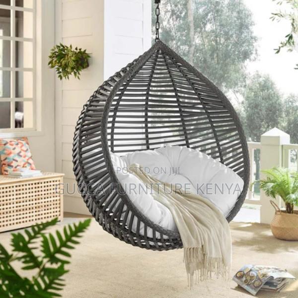 Home Chairs:Modway Garner Teardrop Outdoor Patio Swing Chair - thumbnail 6