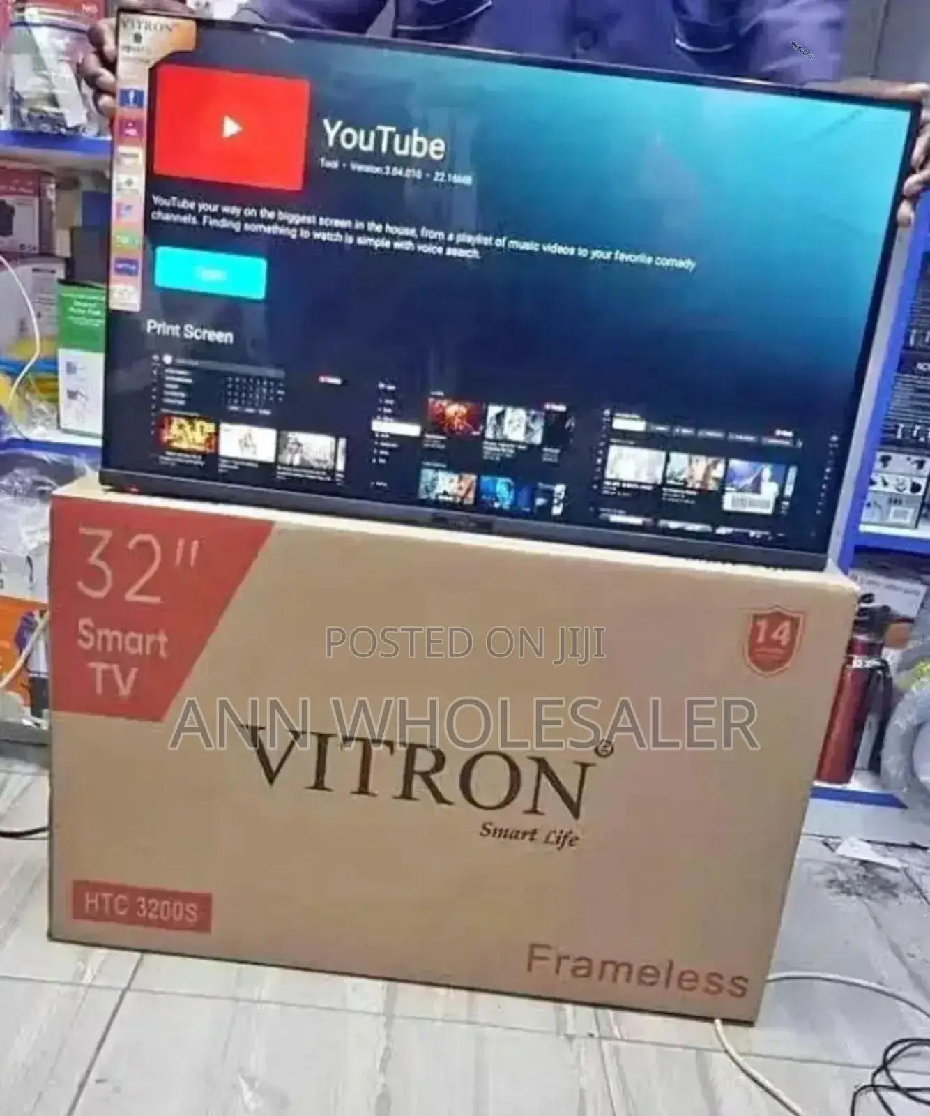 Frameless Vitron 32 Inch Smart Tv vs/7