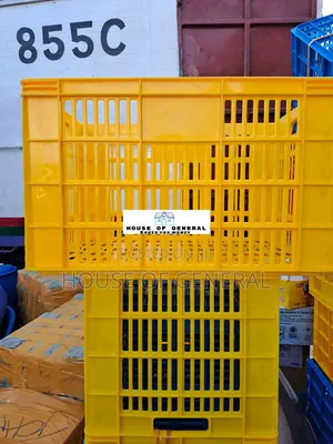 Mix Colours Heavy Duty Plastic Crates Extra Large