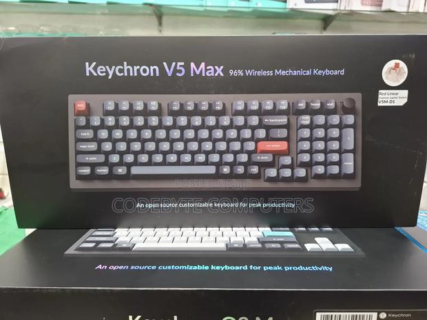 Keychron V5 Max Custom Wireless Mechanical Gaming Keyboard - main view