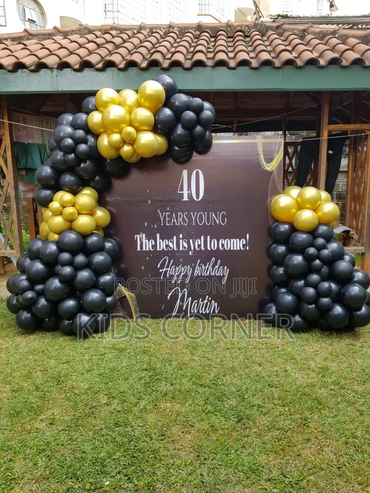 Square Board Backdrop Decor