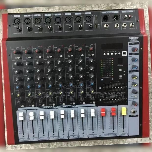 Max 8ch Mixer - main view