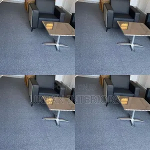Wall to Wall Grey Carpets. Hospital Reception Area