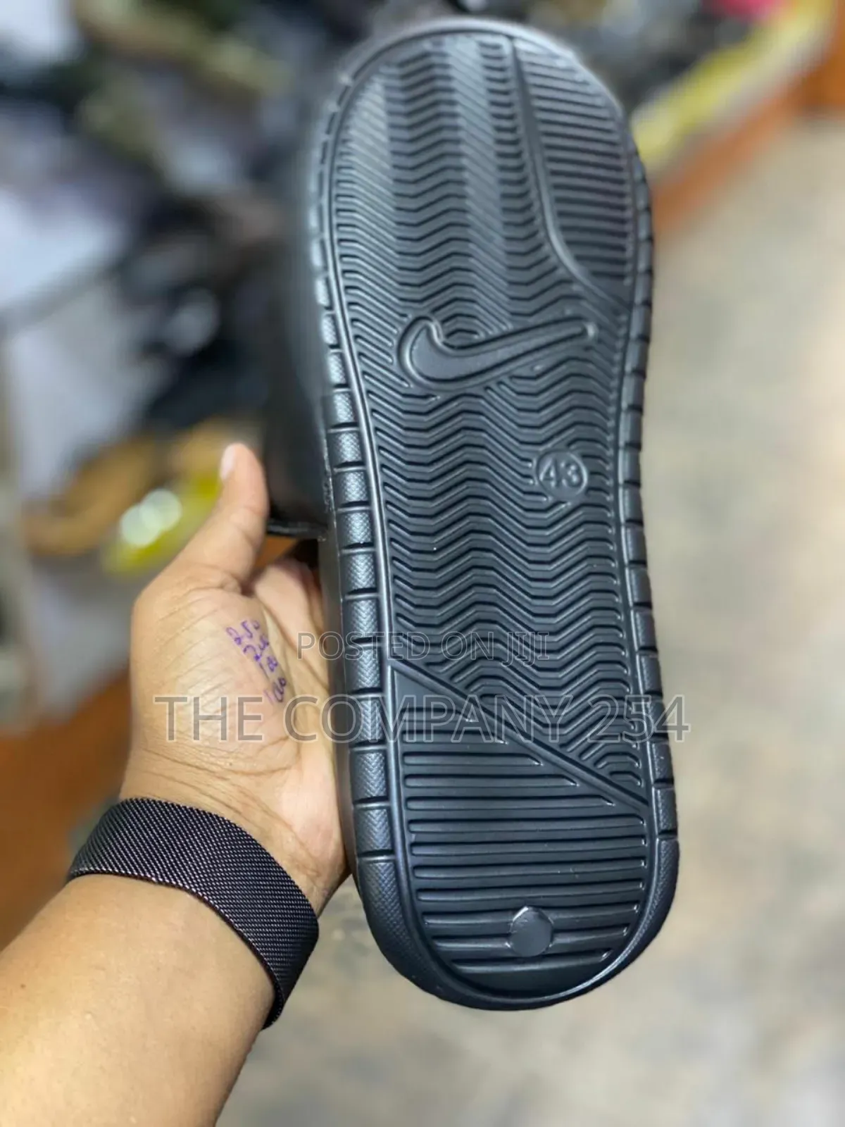 Quality Nike Designed Men Open Sandals With Rubber Soles