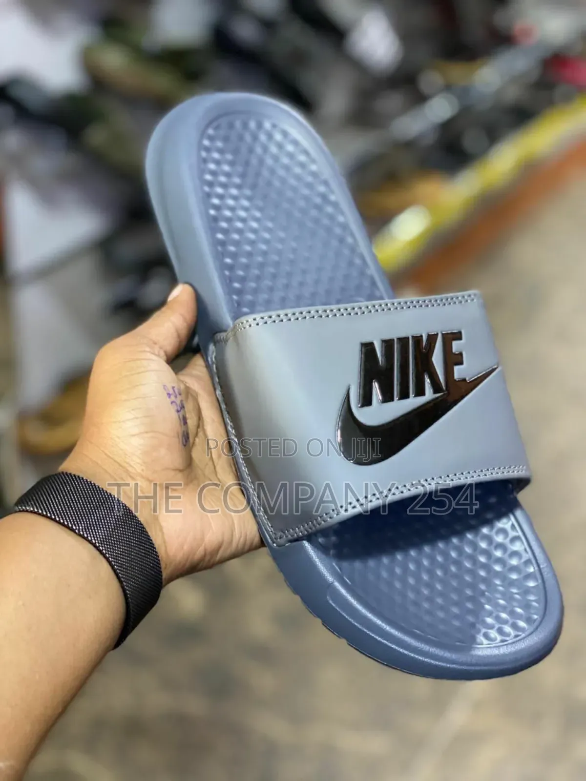 Quality Nike Designed Men Open Sandals With Rubber Soles