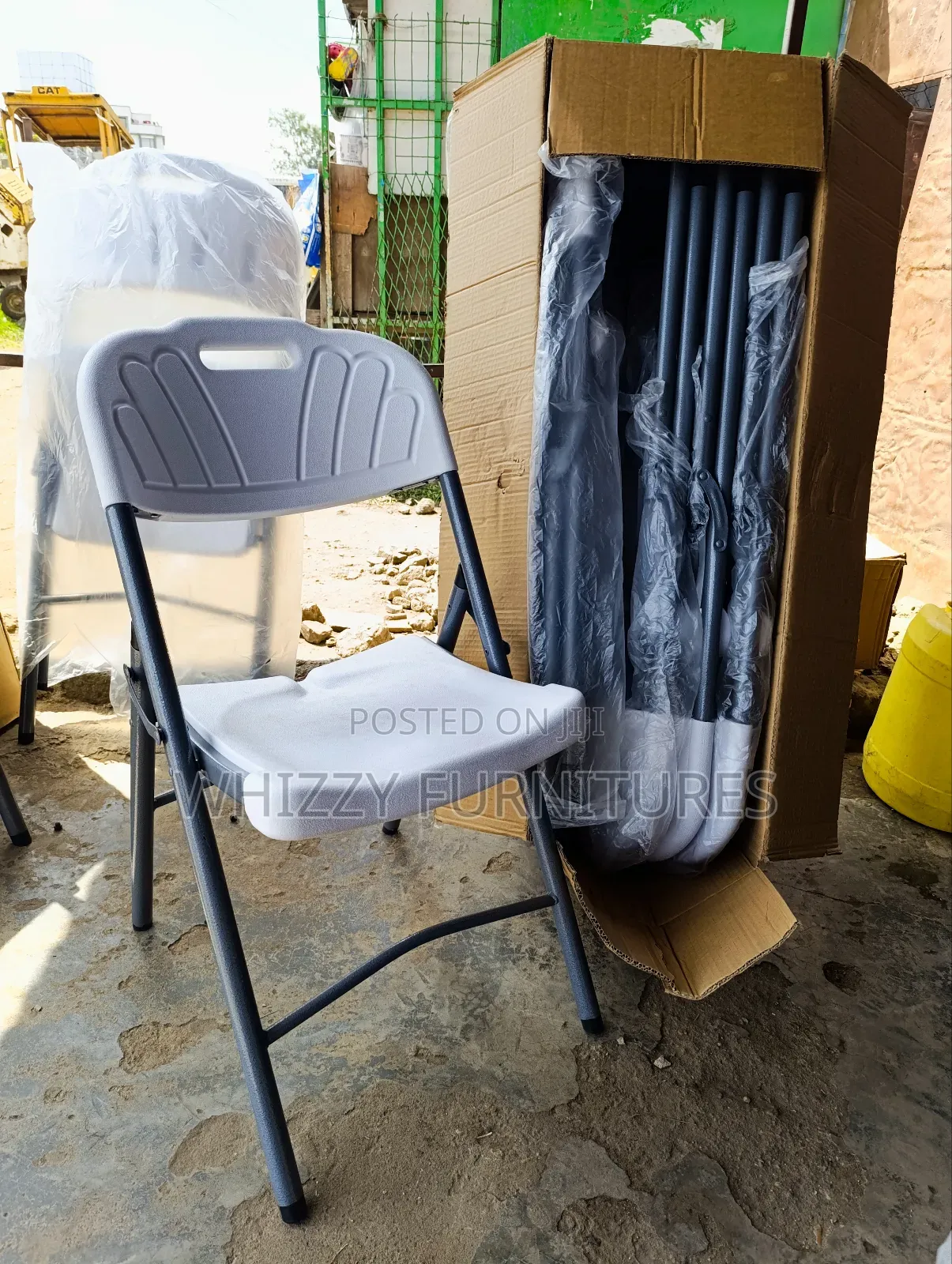 White Outdoor Folding Chairs