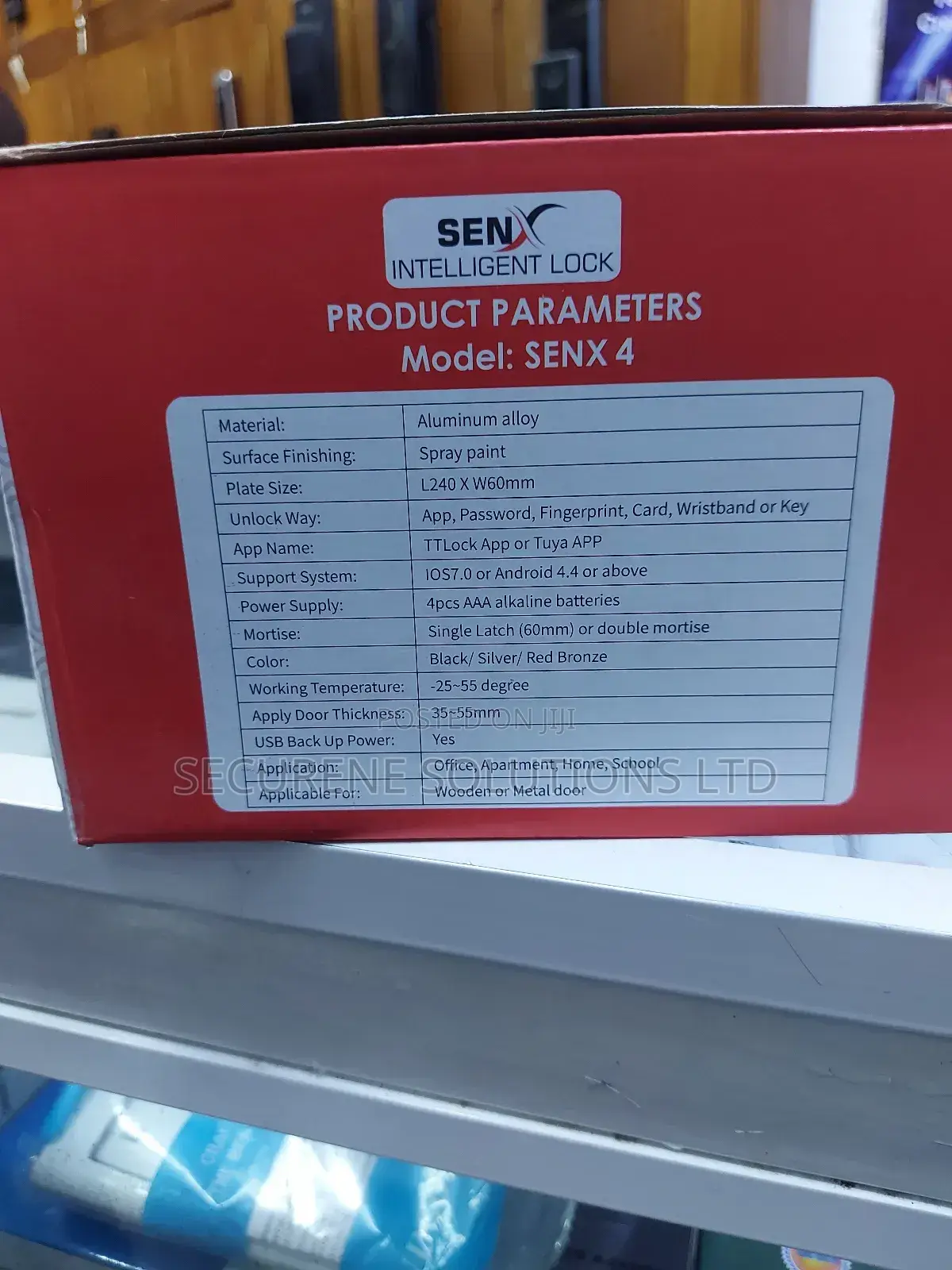 Senx 4cintelligent Lock, a Smart Lock System
