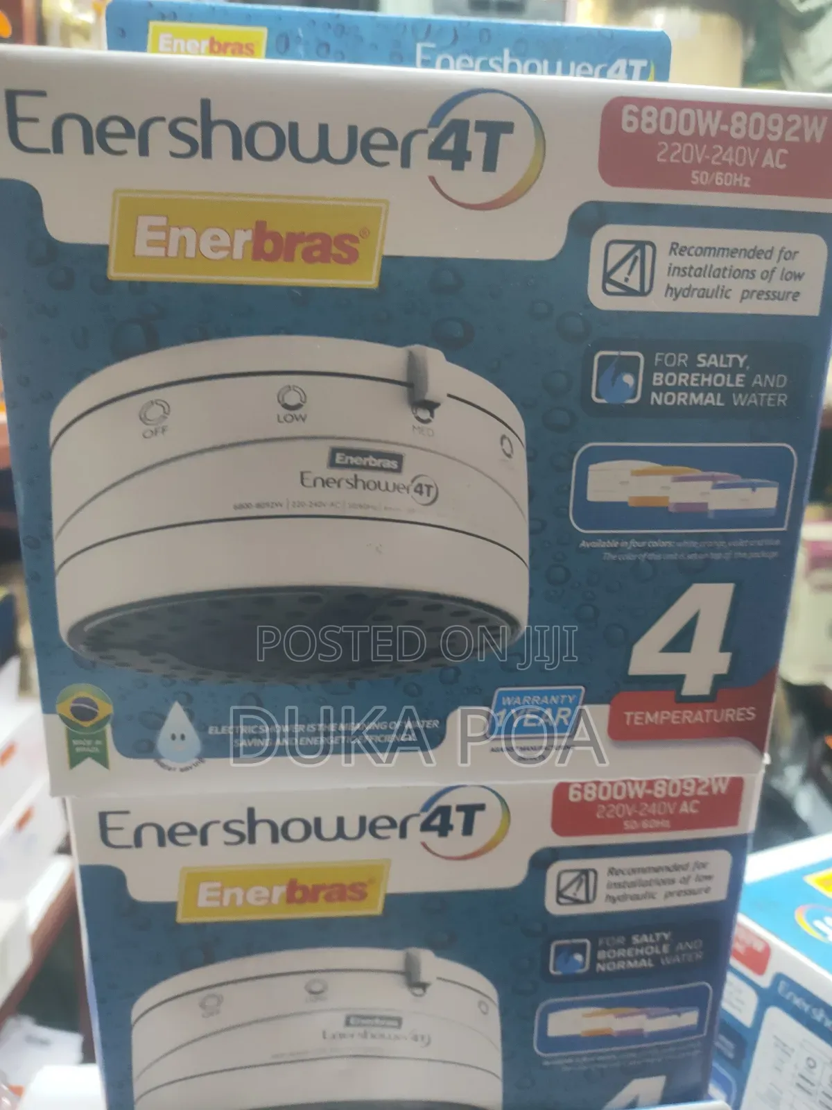 Enerbras Enershower 4t Instant Water Heater Salty Water