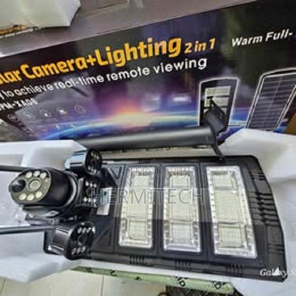 2 in 1 Ai Solar Camera With Street Light - thumbnail 3