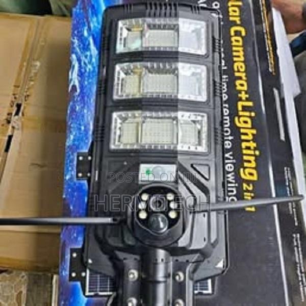2 in 1 Ai Solar Camera With Street Light - thumbnail 4