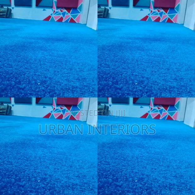Wall to Wall Carpets. Blue Themed House Carpets - main view