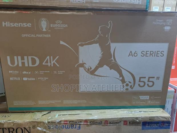Hisense 55" A6 Series Uhd Smart Tv - main view