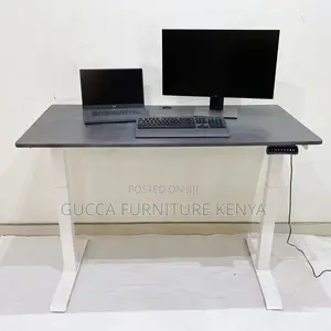 Office Tables:Flexidesk With Self-Veranda Wooden Surface
