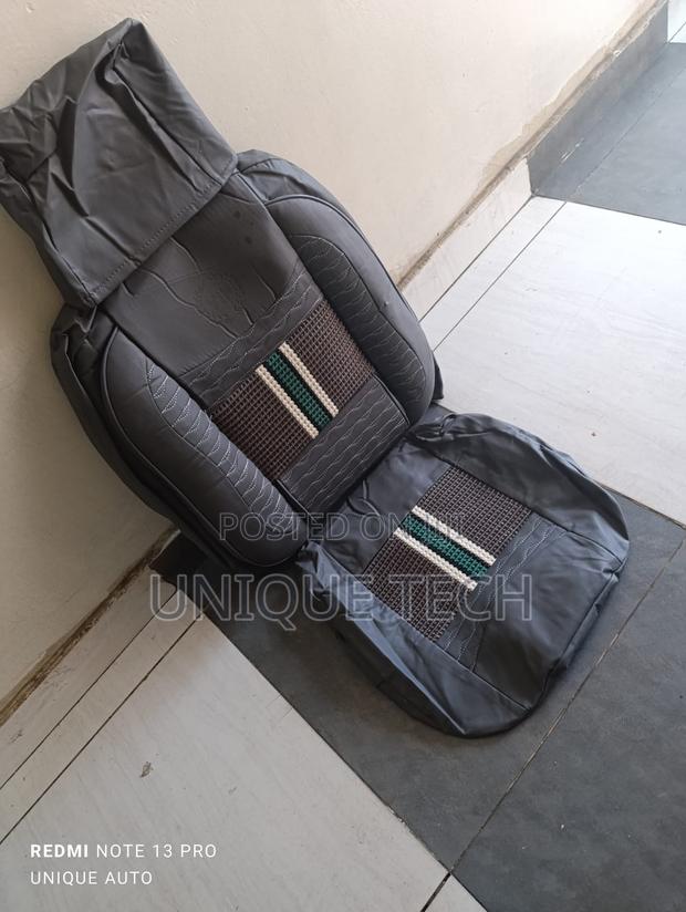 Grey Leather Seat Covers for 5 Seaters