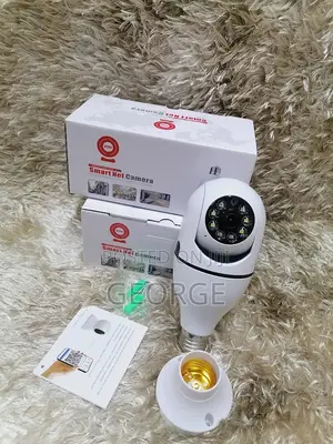 Wi-Fi~Cctv Camera 1080p Wireless PTZ Bulb