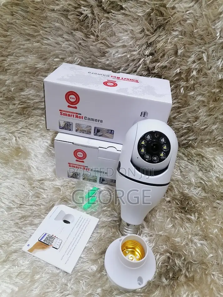 Wi-Fi~Cctv Camera 1080p Wireless PTZ Bulb