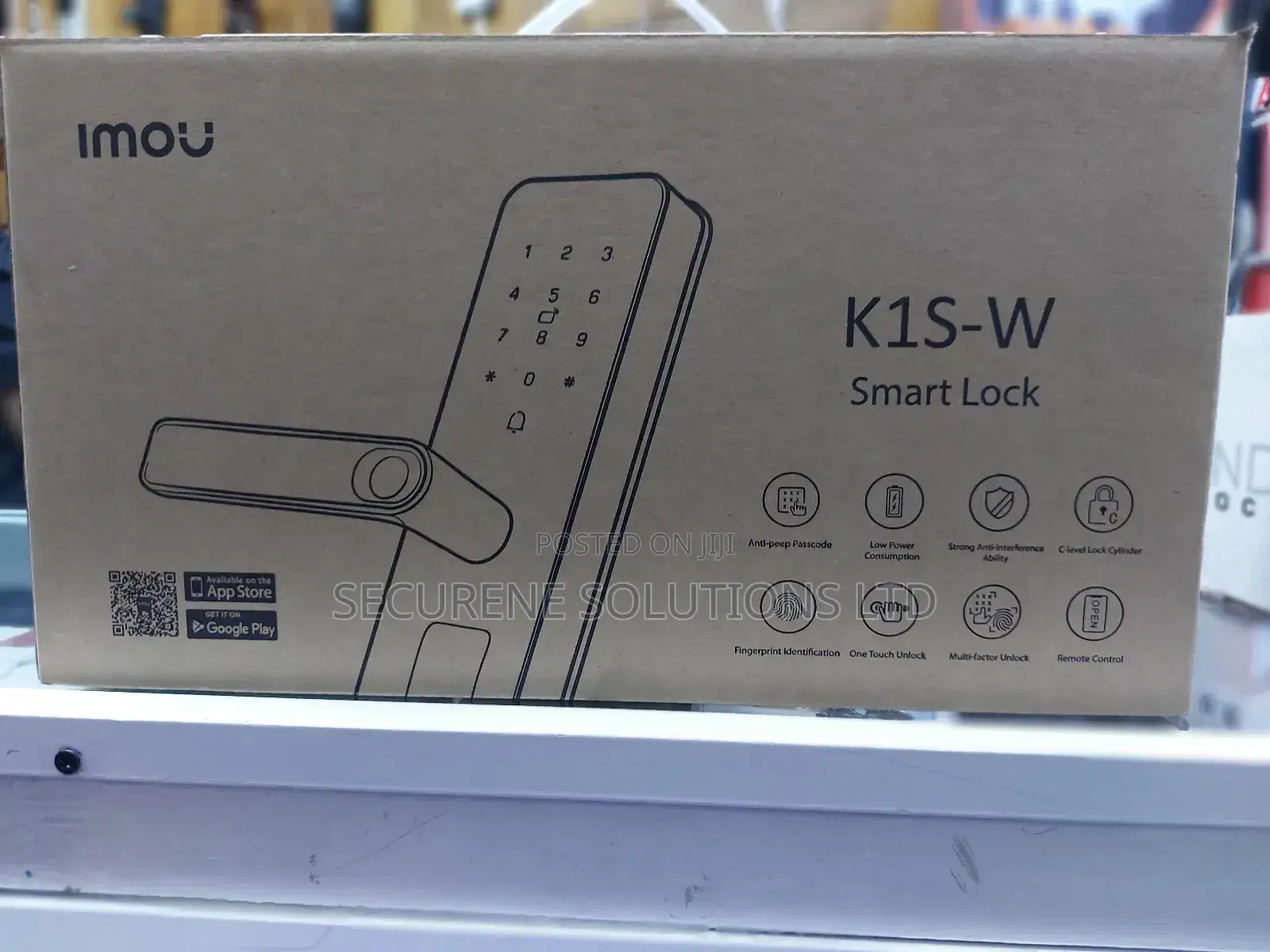 Imou K1s-W Smart Lock Glass Door