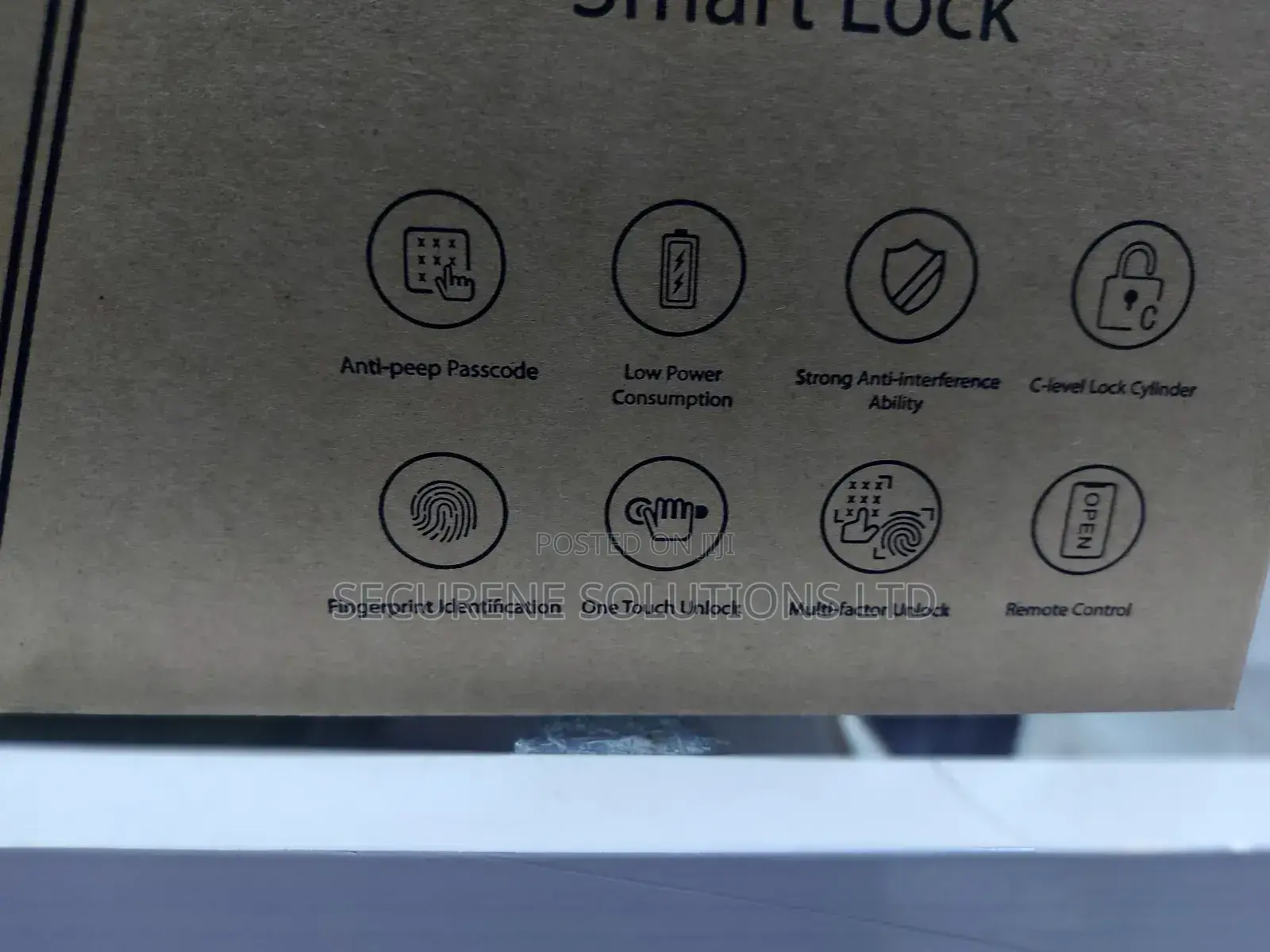 Imou K1s-W Smart Lock Glass Door