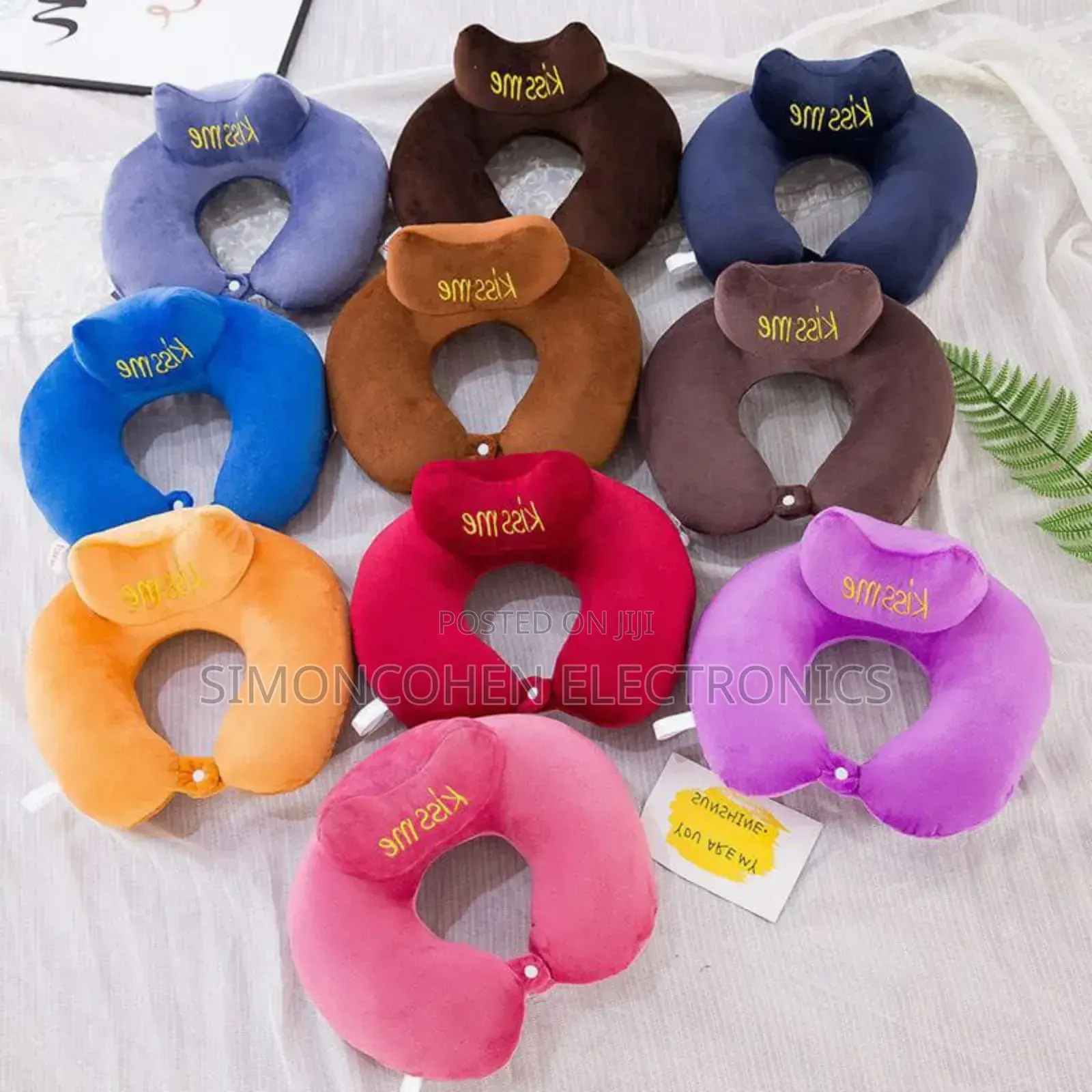 Kiss Me,U-Shaped Travel Neck Pillow