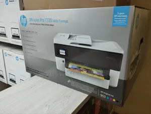 Hp Officejet Pro 7720 Color Wireless A3 Printer