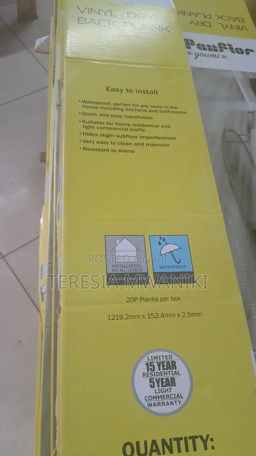 Dry Back Vinyl  Flooring