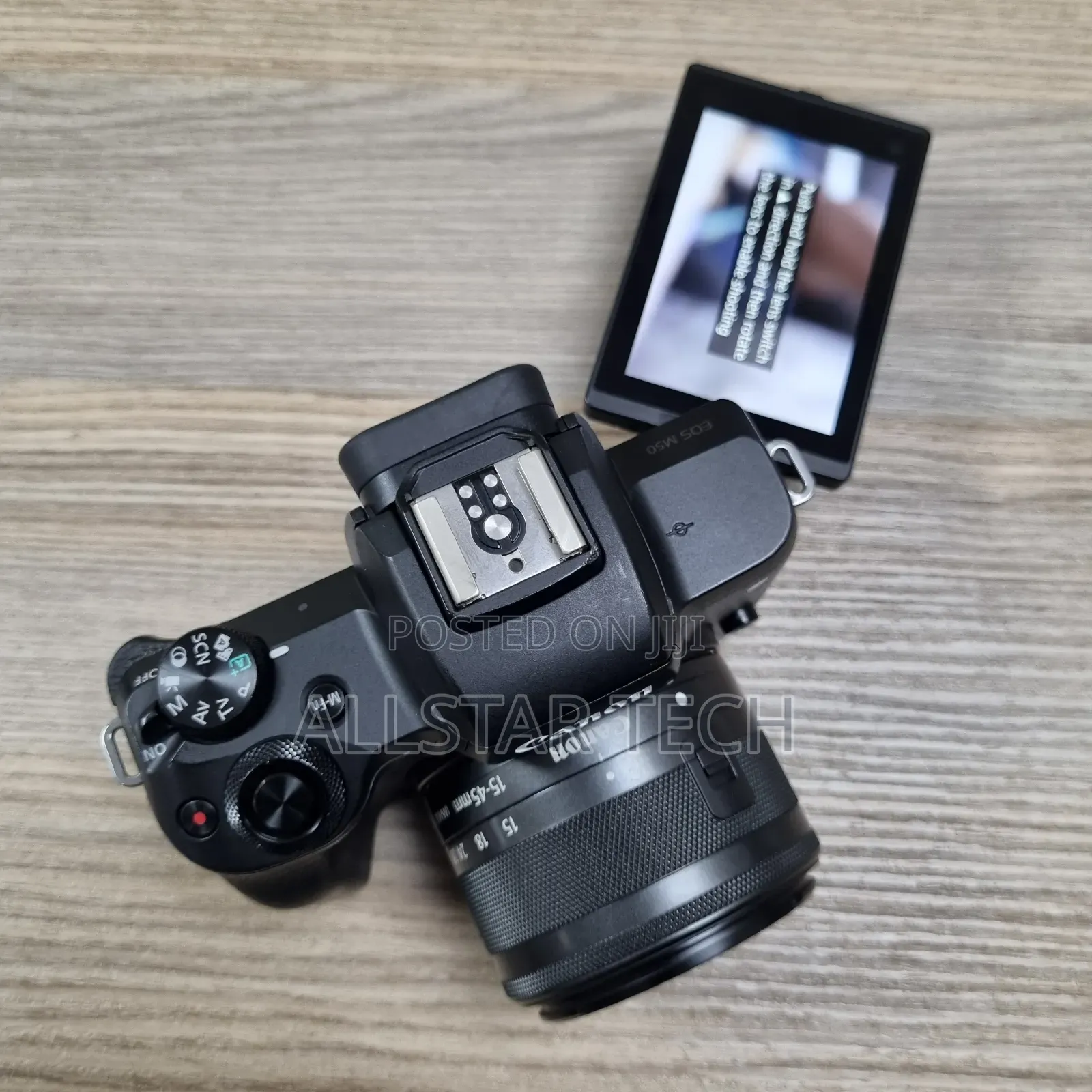 Canon Eos M50 Mirrorless Camera With 15-45mm
