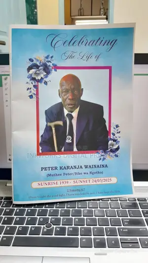 A3 Eulogy Printing and Design