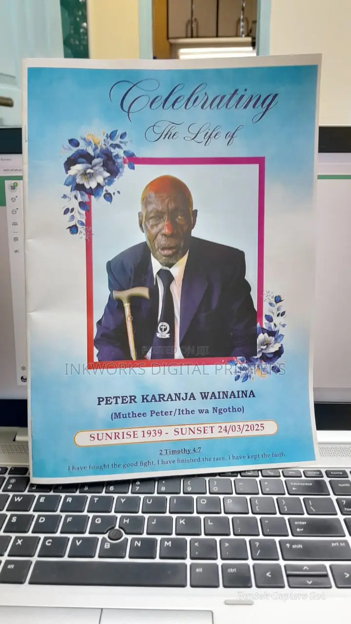 A3 Eulogy Printing and Design