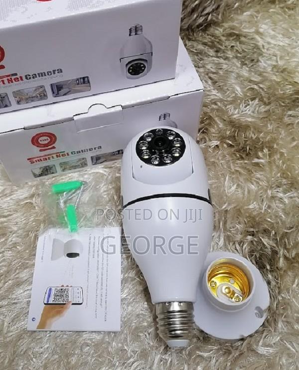 Nanny Camera Bulb CCTV Camera 1080p Wireless PTZ