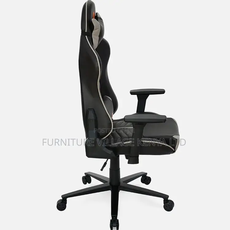Office Chairs: Black Recliner Gamer Chair Swivel Leather
