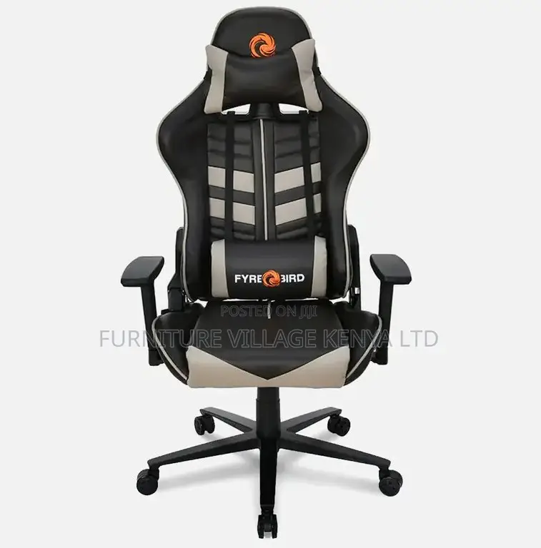 Office Chairs: Black Recliner Gamer Chair Swivel Leather