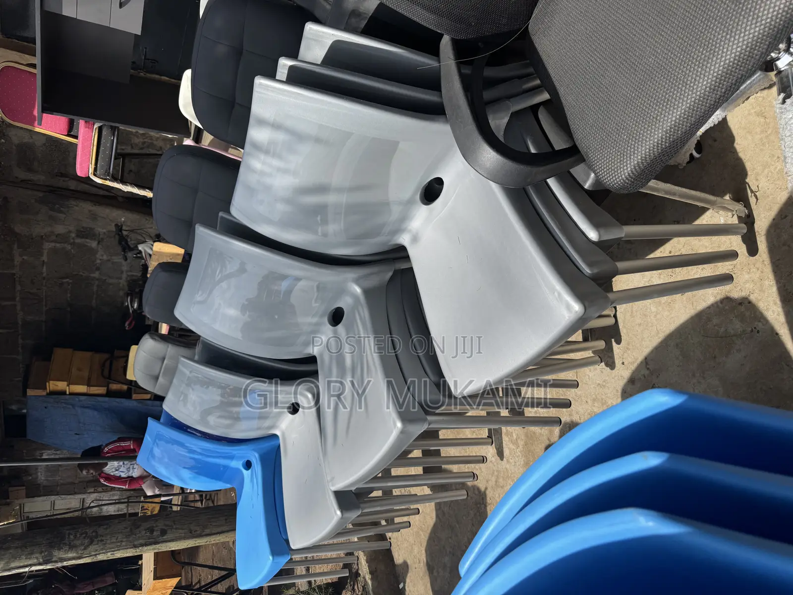 Grey Plastic Chairs