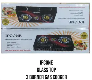 3 Burner Ipcone Glass Table Top at 3300