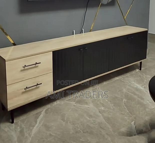 Natural Designer Tv Stand - main view