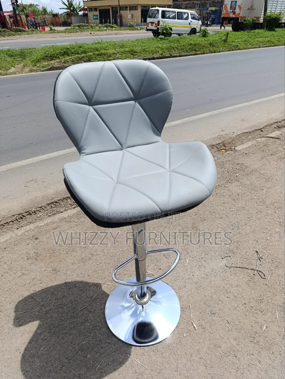 Gray Barstool