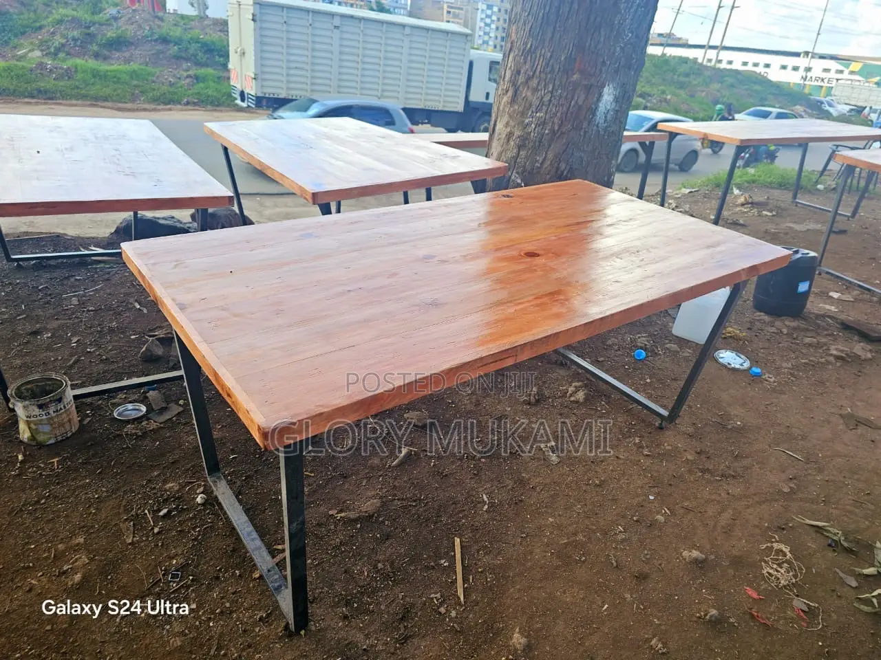 Wooden Restaurant And Bar Table