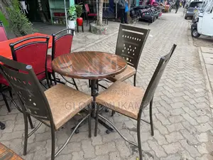 Restaurant And Bar Set Chairs And Marble Table