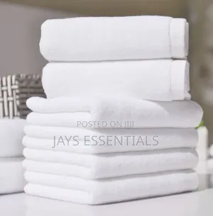 Hotel Quality Large Cotton White Towels