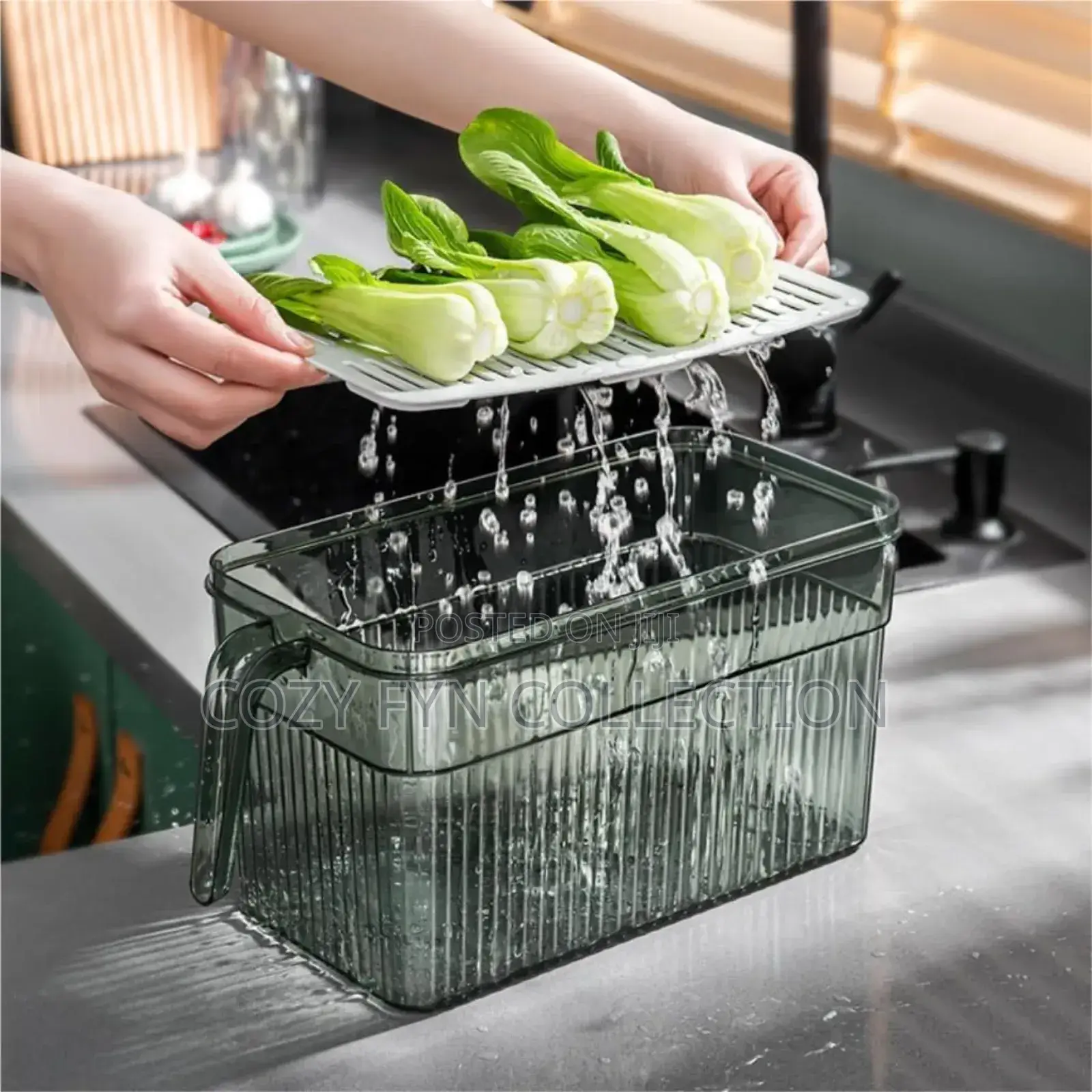 Fridge Storage Box With Timer