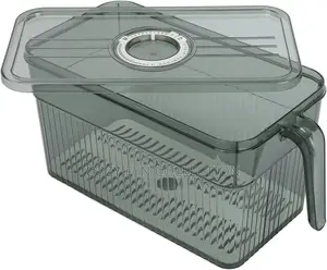 Fridge Storage Box With Timer